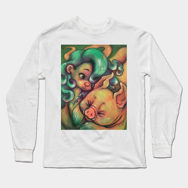 The Herrington Lake Monster Long Sleeve T-Shirt by selvagemqt